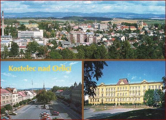Kostelec nad Orlicí * části města * Rychnov nad Kněžnou * B049 | Aukro