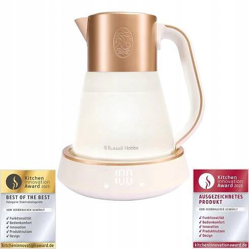 RUSSELL HOBBS Skleněná varná konvice 1.7L LED displej 2400W Kód výrobce 27450-70