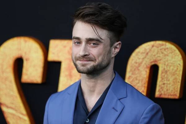 Anglický herec Daniel Radcliffe přijíždí do Los Angeles Premiere Of Paramount Pictures 'The Lost City', které se konalo 21. března 2022 v divadle Regency Village ve Westwoodu, Los Angeles, Kalifornie, Spojené státy americké. — Stock obrázek