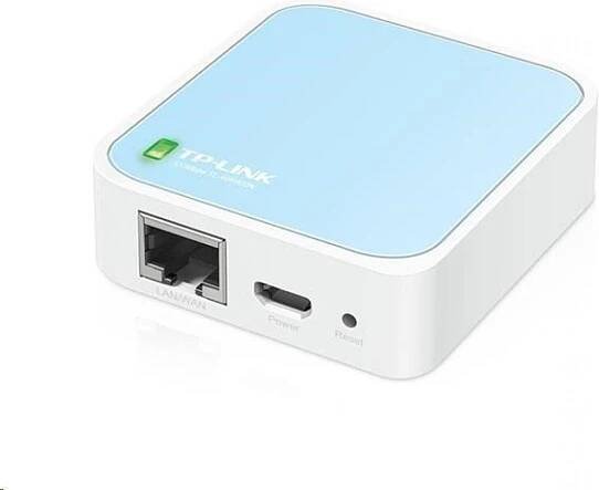 TP-Link TL-WR802N WiFi4 router (N300, 2, 4GHz, 1x100Mb/s LAN/WAN, 1xmicroUSB)