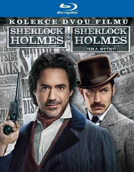 Sherlock Holmes 1+2 sada 2x(Blu-ray) | kompletní nabídka |DVDPEKA Váš DVD a BLU-RAY prodejce 
