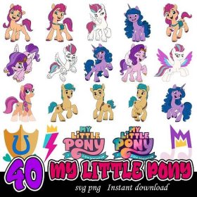 My Little Pony Svg Png Bundle Best 40+ Little Pony Birthday