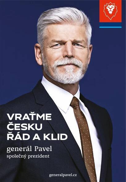 Hlavní vizuál kampaně Petra Pavla