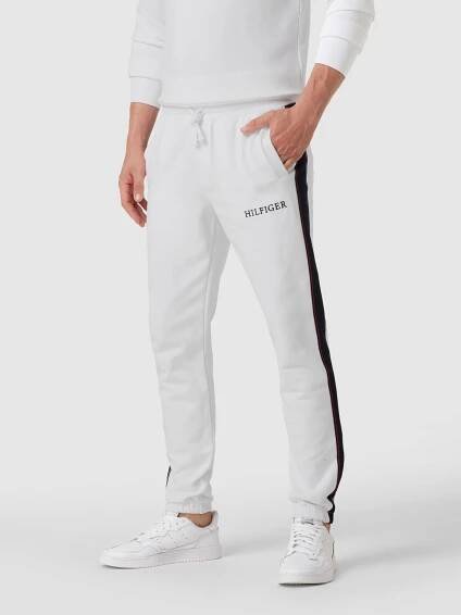 TEPLÁKOVÉ KALHOTY TOMMY HILFIGER TAPED SWEATPANTS MW0MW18722 R XS S