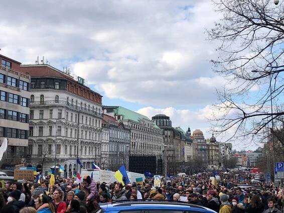 Demonstrace za Ukrajinu - Protesty za Ukrajinu (2/7)