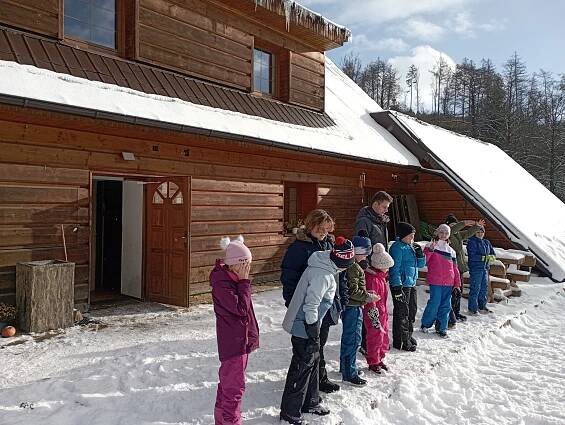 Zimní aktivity na naší domovské základně – chatě Orientce - Duha Keška