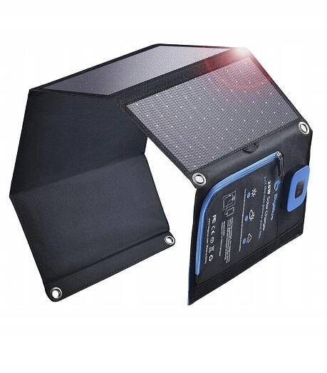 Solární nabíječka, přenosná, skládací, solární panel BigBlue 28W