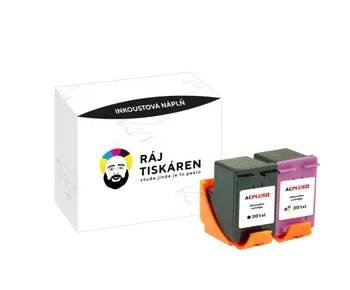 Multipack AC Plus HP 301XL, CH563EE, CH564EE, černá + barevná alternativní náplně pro tiskárny HP (480 + 330 stran)