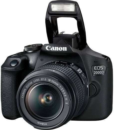 Canon EOS 2000D + EF-S 18-55 mm f/3,5-5,6 DC III Value Up Kit