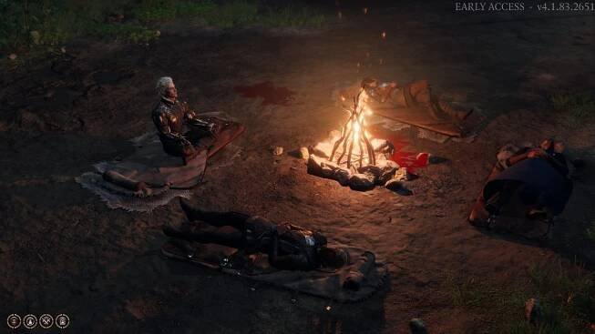 Baldur's Gate 3; gameplay: camp