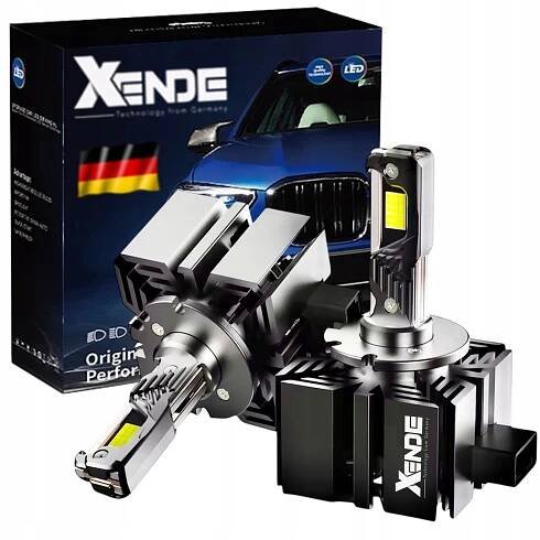 2x LED žárovky xenon D3S 6000K XENDE GERMANY + 700% LED hořáky canbus MEGA