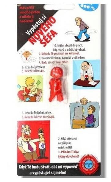 Dárková Rostoucí Figurka - Šéf - Ptákoviny.com