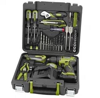 Aku vrtací šroubovák 12V 1x2,0Ah BRUSHLESS s nářadím EXTOL CRAFT 422801 : Extol-cz.cz