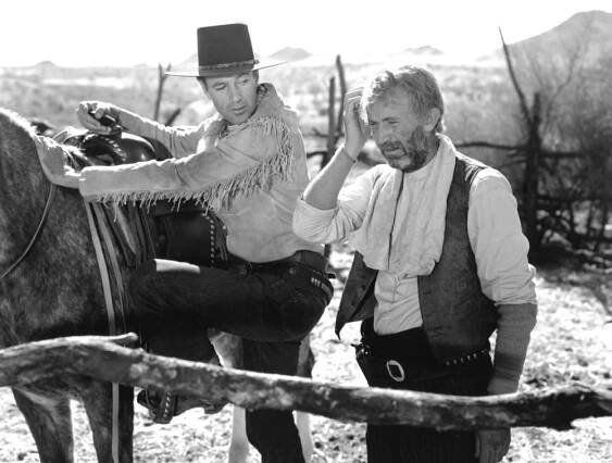 THE WESTERNER, Gary Cooper, Walter Brennan, 1940
