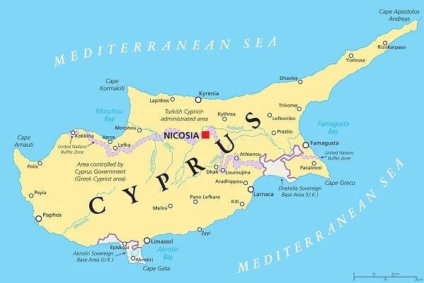 Kypr mapy ke stažení a online – Výběr map