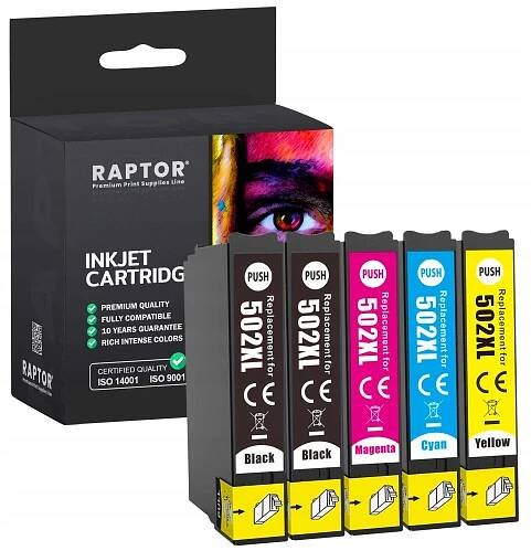 inkoustové náplně 502 XL pro Epson Expression Home XP 5150 XP 5100 WF 2860