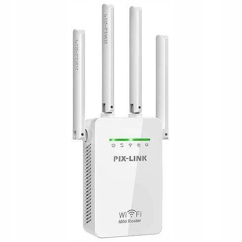 ZESILOVAČ SIGNÁLU Wi-Fi SILNÝ opakovač PIXLINK 09