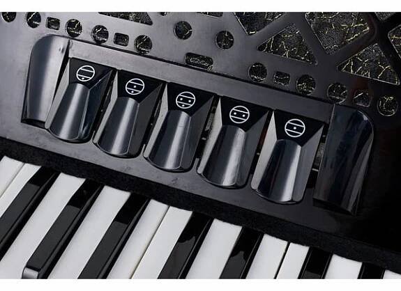 Startone Piano Accordion 72 Black MKII