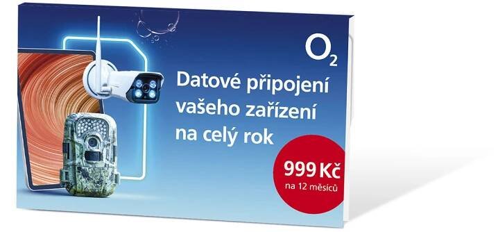 SIM karta O2 data na rok 50GB