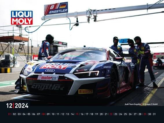 Kalendář firmy Liqui Moly pro rok 2024 - MotoFocus.cz