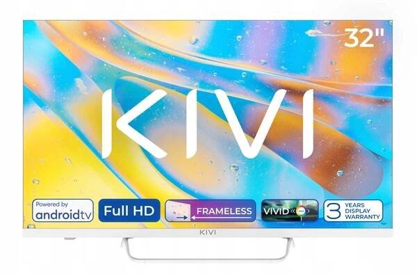 LED televize KIVI 32F760QW 32" Full HD bílá