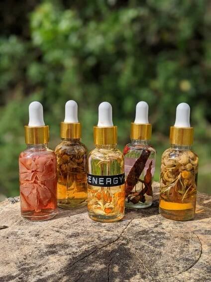 Energy Oil w/ Kratom - Kratom Leaf