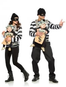 Newborn Robbery & Money Bag Costume