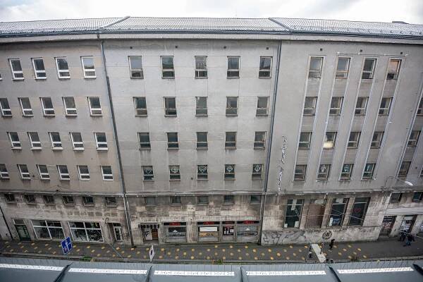 Tisková konference k odkoupení komplexu bývalého Hotelu Palace developerskou skupinou Antracit, 5. prosince 2024, Ostrava.Hotel Palace a Kampus.