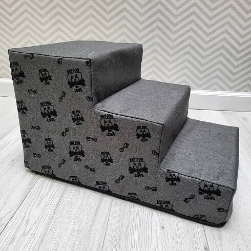 SCHODY schůdky pro psa 3 STUPNĚ 30 cm STABILNÍ rampa plošina Kód výrobce schodki fajnelegowiska