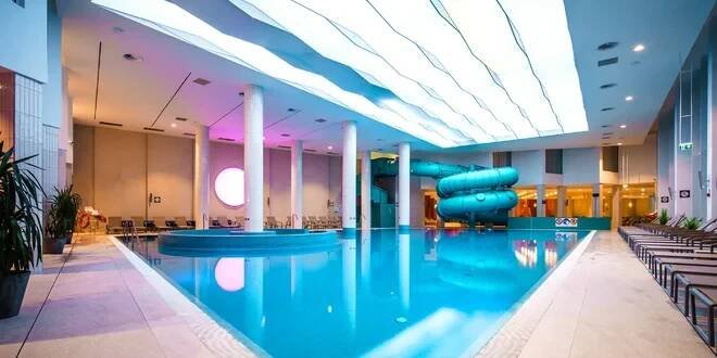Vstup do aquaparku, spa hýčkání i dvouchodové menu v 5* hotelu v polské Visle