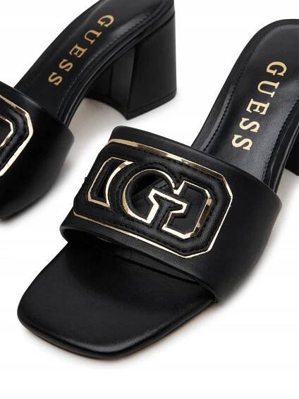 Guess Nazouváky Guess Gals FLJGAS LEA03 Černá