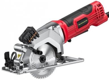 580W 115MM Mini Circular Saw 24 And 48 TCT Blade Laser Guide for Wood PVC Pipe Cutting EU