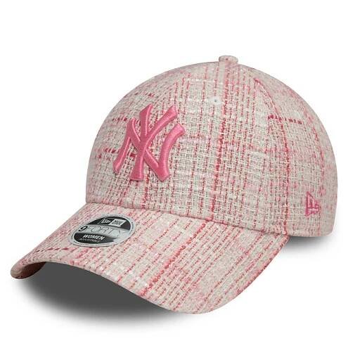 Kšiltovka New Era New York Yankees Tweed 9Forty 60595382 Růžová