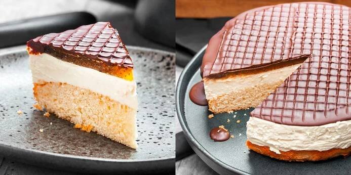 Jaffa Cake cheesecake