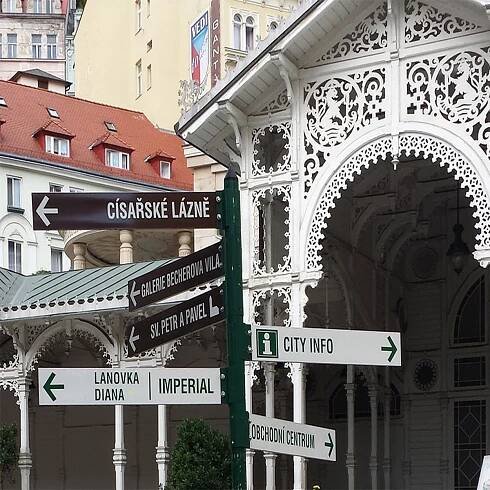 Informační - Orientační systém města Karlovy Vary