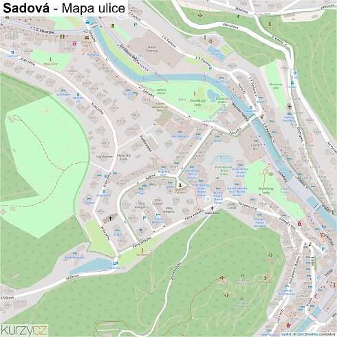 Sadová - mapy | Kurzy.cz