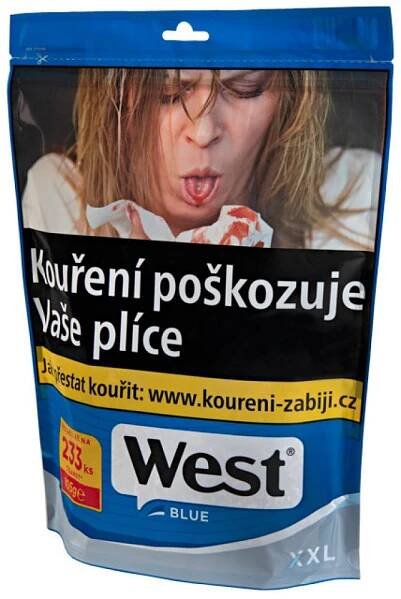 West Blue 105 g cigaretový tabák