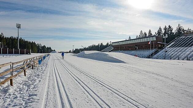 Centrum běžkování na Vysočině představuje stadion Vysočina Arena u Nového Města...