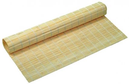 Bambusová rohož na stěnu 100x200 Přírodní