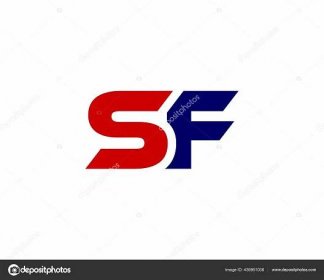 Download - SF FS letter logo design vector template — Illustration
