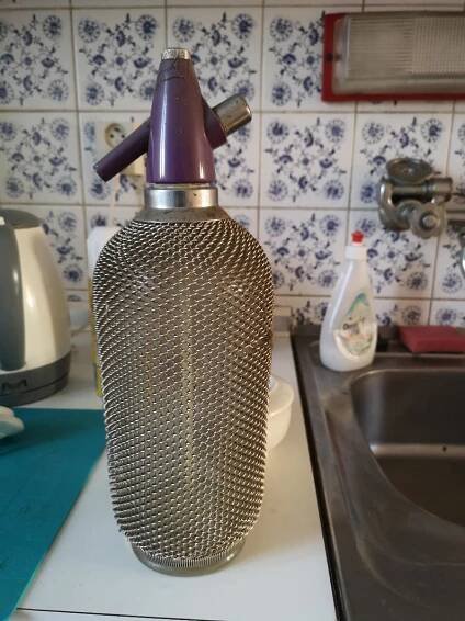 Retro sifonová láhev  - Starožitnosti a umění