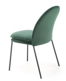 Jídelní židle K443, Tmavě zelená