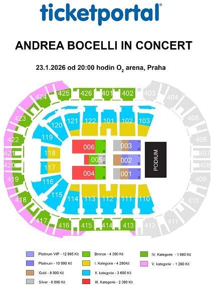 Andrea Bocelli in Concert – O2 arena