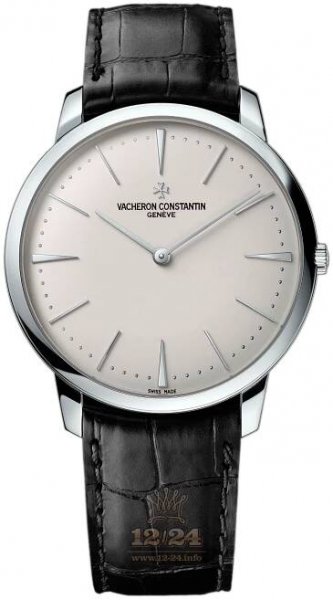 Vacheron Constantin Patrimony Watch 81180/000G-9117 40 mm White gold Case Silver Dial