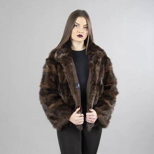dark brown sable fur jacket (1)