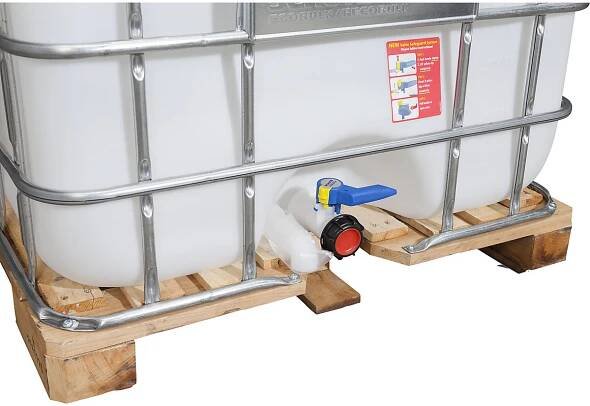 Kontejner IBC RECOBULK objem 1000 l, na dřevěné paletě