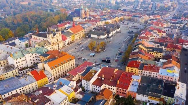 Krajské město Jihlava odkud pochází např. 58g