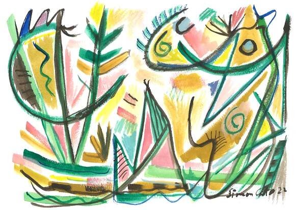 Gouache | Simon Cato Spang-Hanssen 
