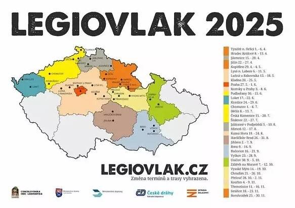 Legiovlak 2025 | Vysočina West 