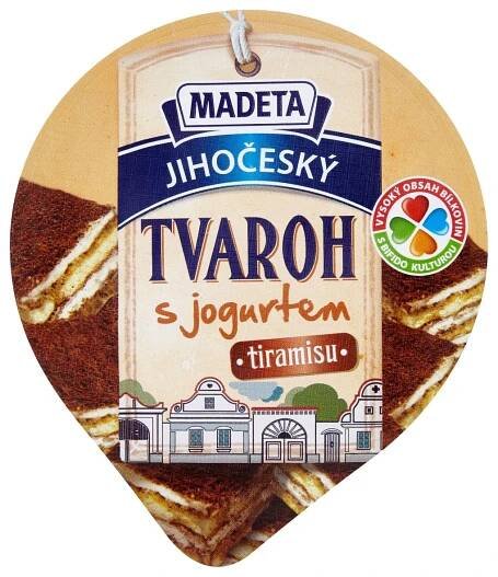Madeta Jihočeský tvaroh s jogurtem tiramisu 135 g